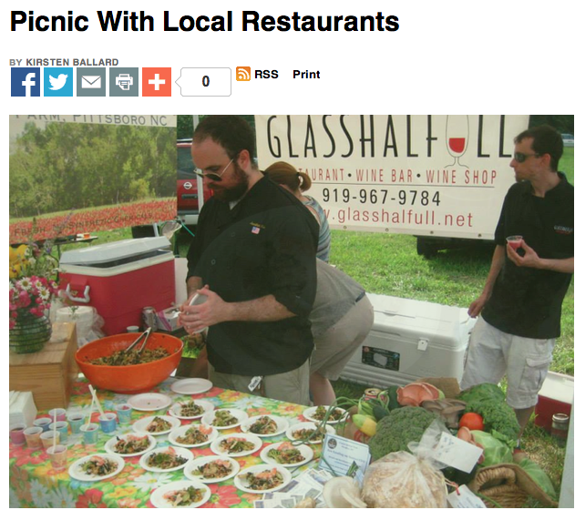 Picnic with Local Restaurants