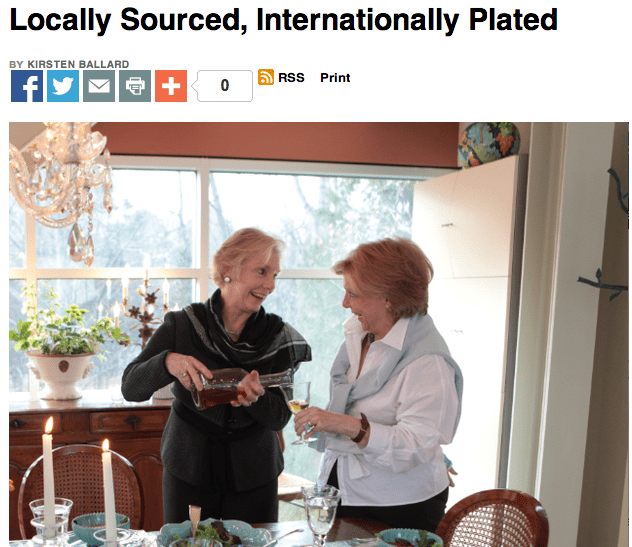 Locally Sourced, Internationally Plated