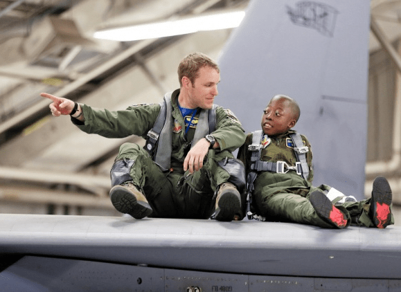 SJAFB's new recruit by KIRSTEN BALLARD. Photo by MELISSA KEY